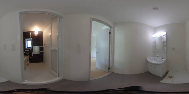 パノラマ画像洗面所