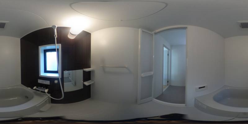 パノラマ画像バスルーム