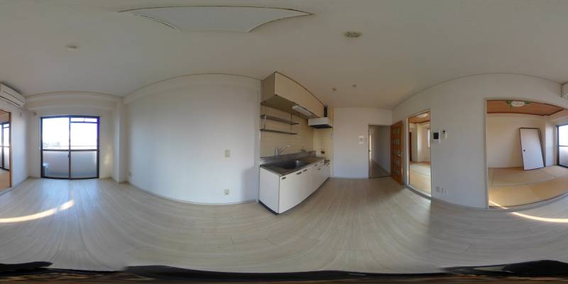 パノラマ画像リビング