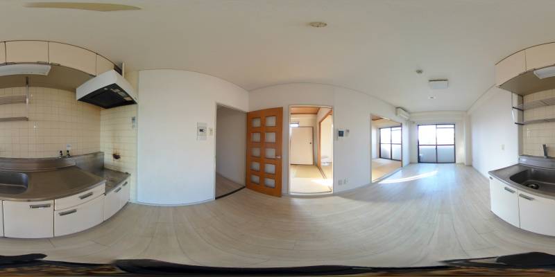 パノラマ画像キッチン