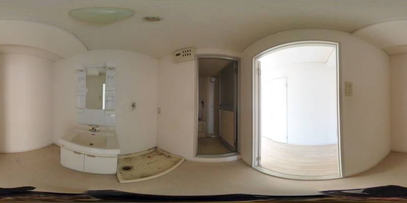 パノラマ画像洗面所