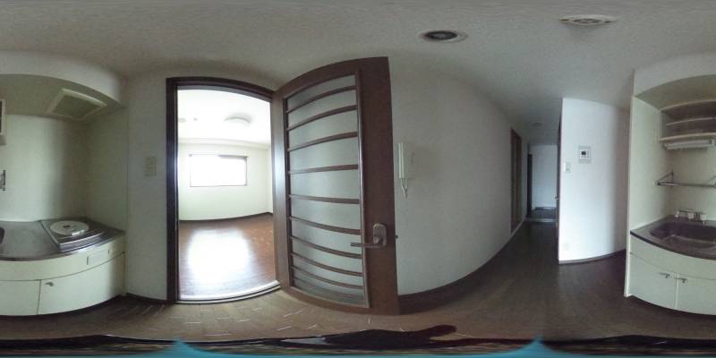 パノラマ画像キッチン