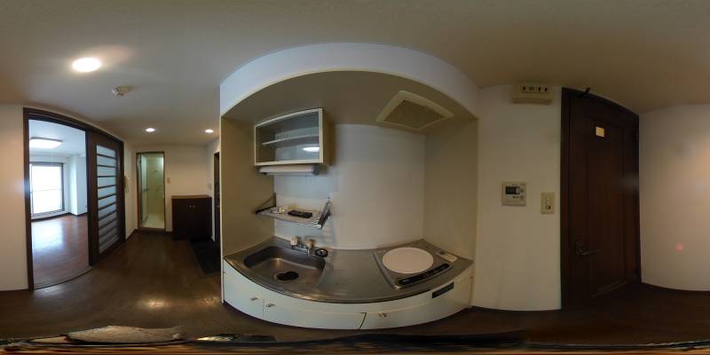 パノラマ画像キッチン