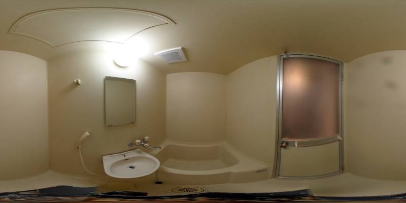 パノラマ画像バスルーム