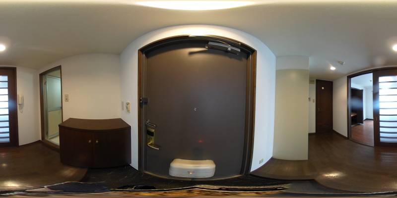 パノラマ画像玄関