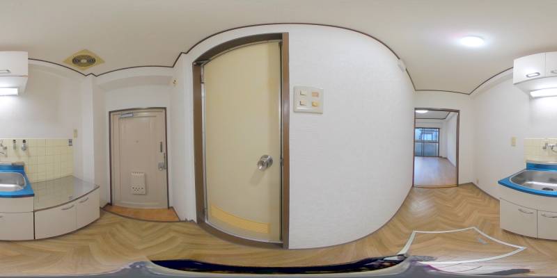 パノラマ画像キッチン