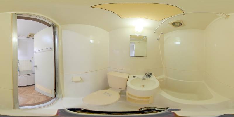 パノラマ画像バスルーム