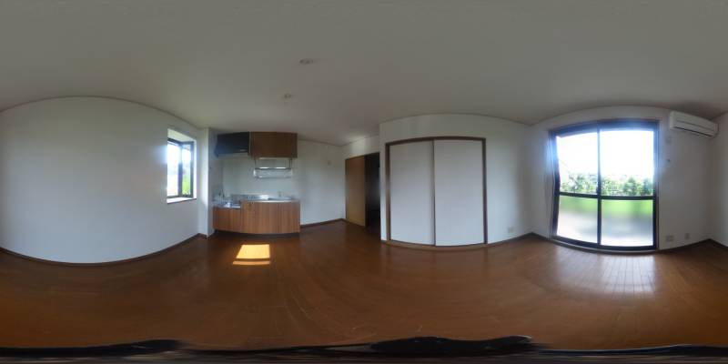 パノラマ画像リビング