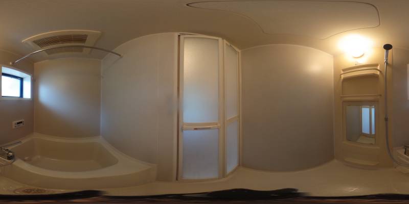 パノラマ画像バスルーム