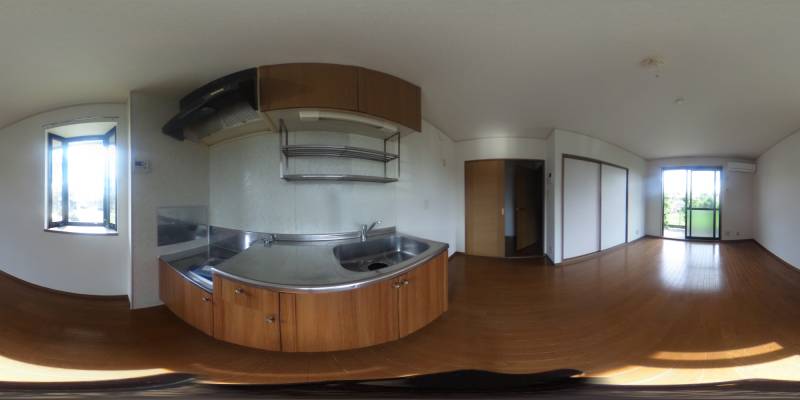 パノラマ画像キッチン