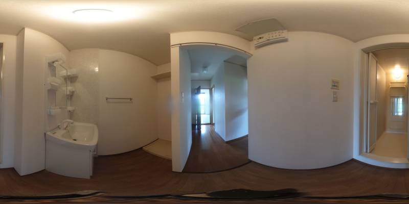 パノラマ画像洗面所