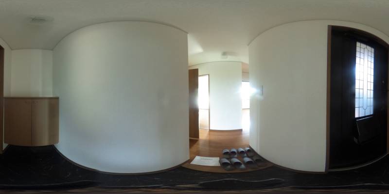 パノラマ画像玄関