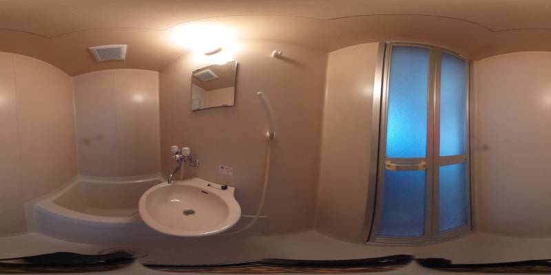 パノラマ画像バスルーム