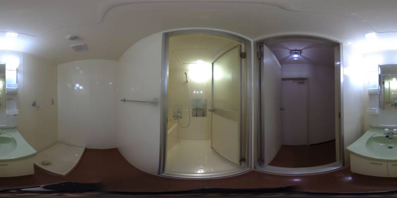 パノラマ画像洗面所