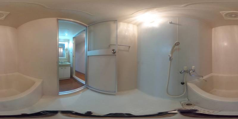 パノラマ画像バスルーム