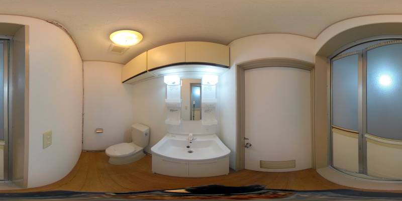 パノラマ画像洗面所