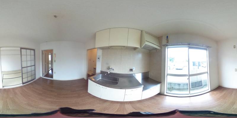 パノラマ画像キッチン