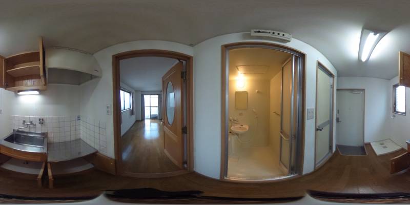 パノラマ画像キッチン