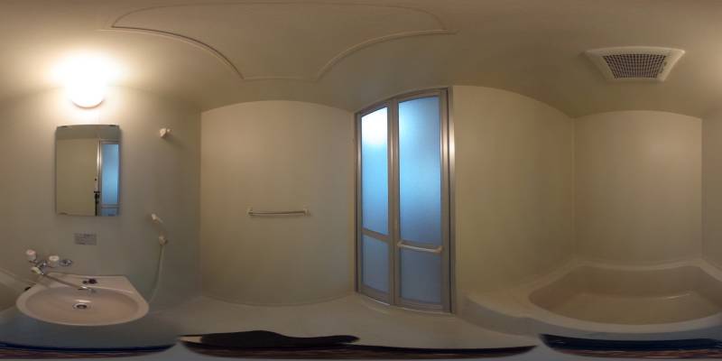 パノラマ画像バスルーム