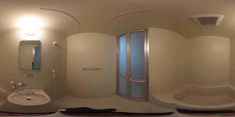 パノラマ画像バスルーム