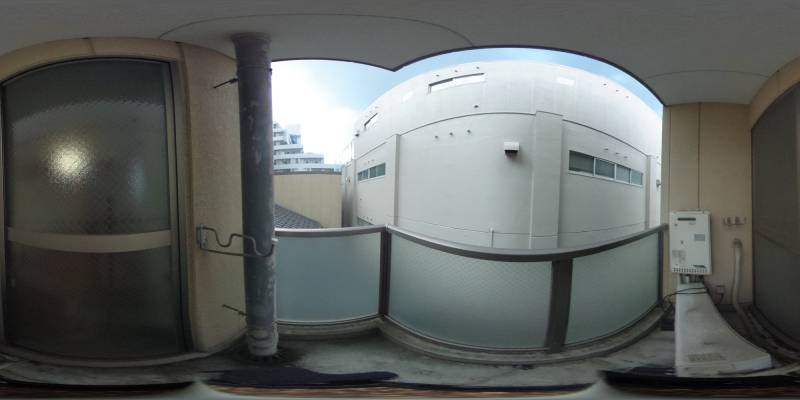 パノラマ画像バルコニー