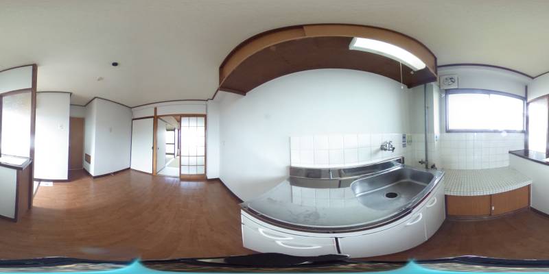 パノラマ画像キッチン