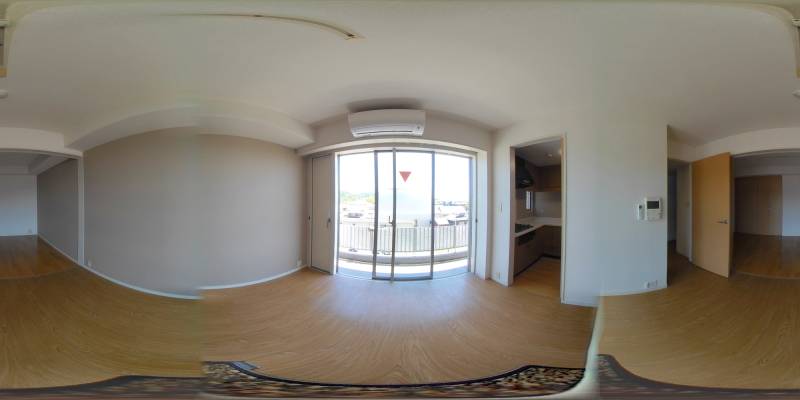 パノラマ画像洋室