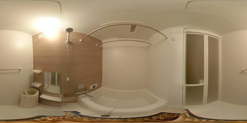 パノラマ画像バスルーム