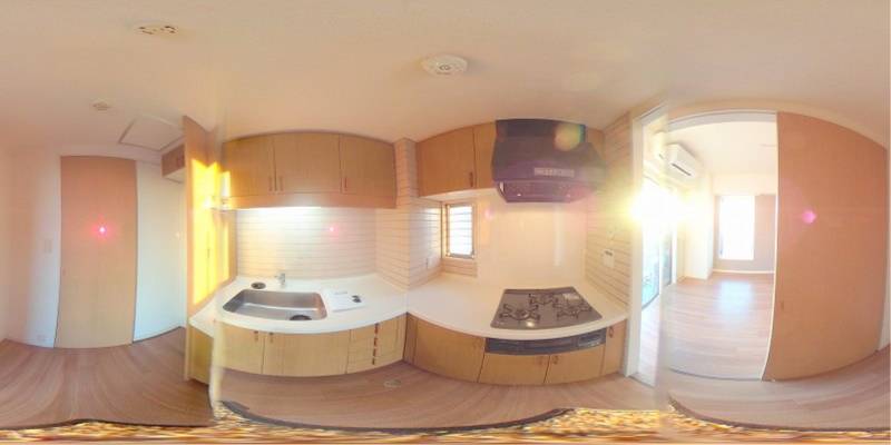 パノラマ画像キッチン