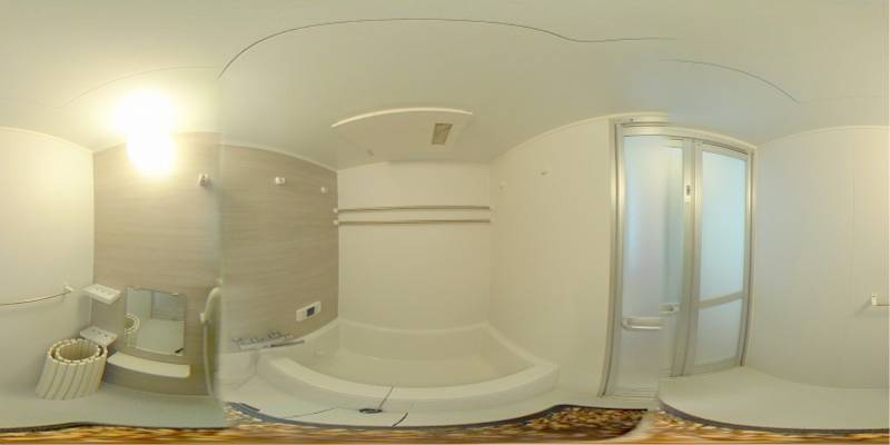 パノラマ画像バスルーム