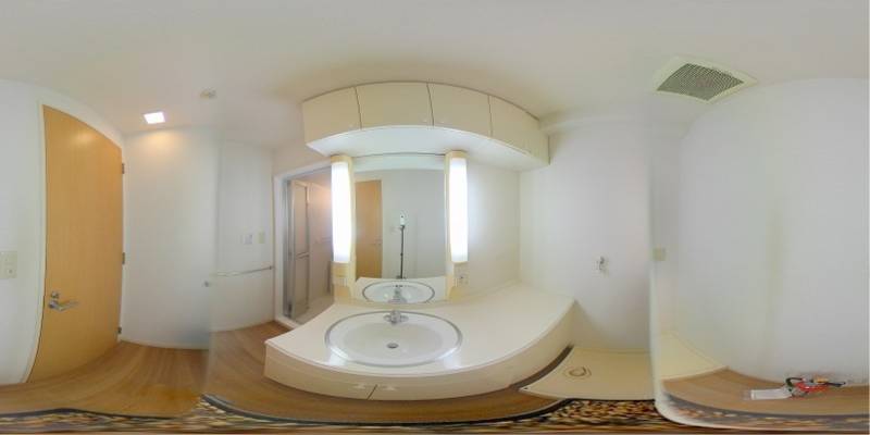 パノラマ画像洗面所