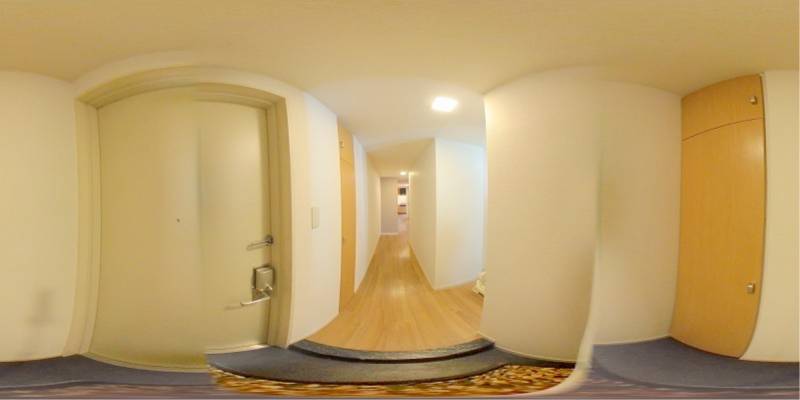 パノラマ画像玄関