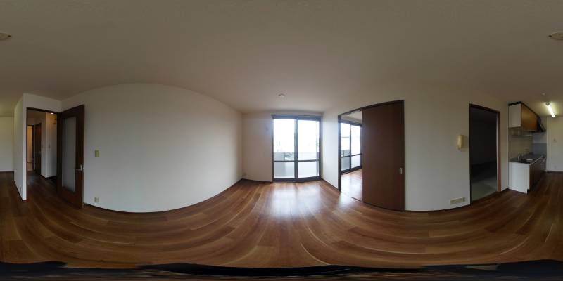 パノラマ画像リビング