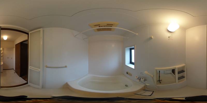 パノラマ画像バスルーム