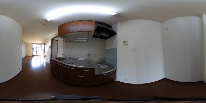 パノラマ画像キッチン