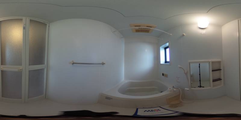 パノラマ画像バスルーム