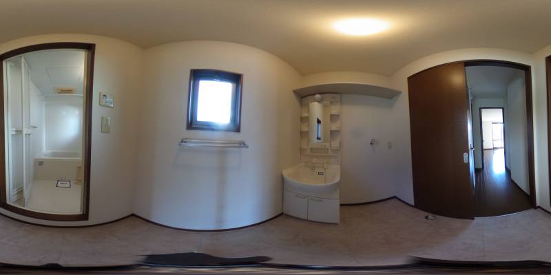 パノラマ画像洗面所