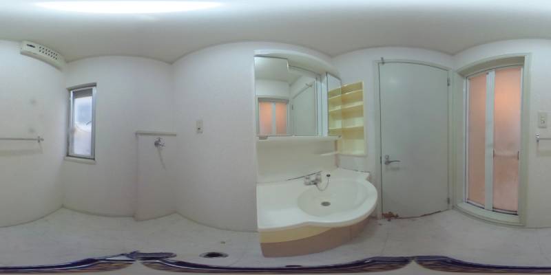 パノラマ画像洗面所