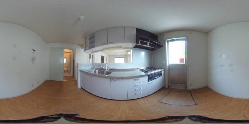 パノラマ画像キッチン