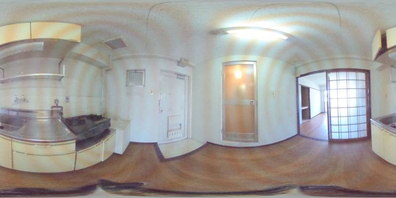 パノラマ画像キッチン