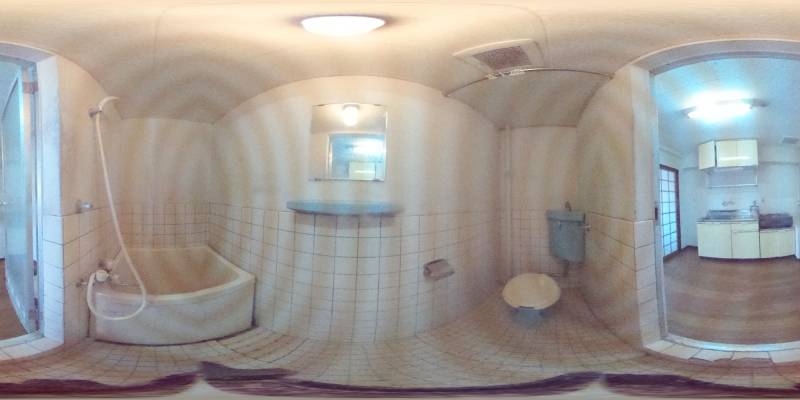 パノラマ画像バスルーム