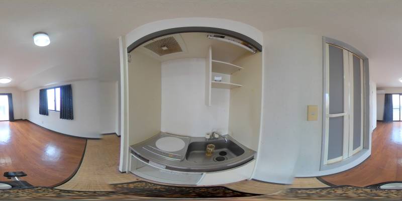 パノラマ画像キッチン