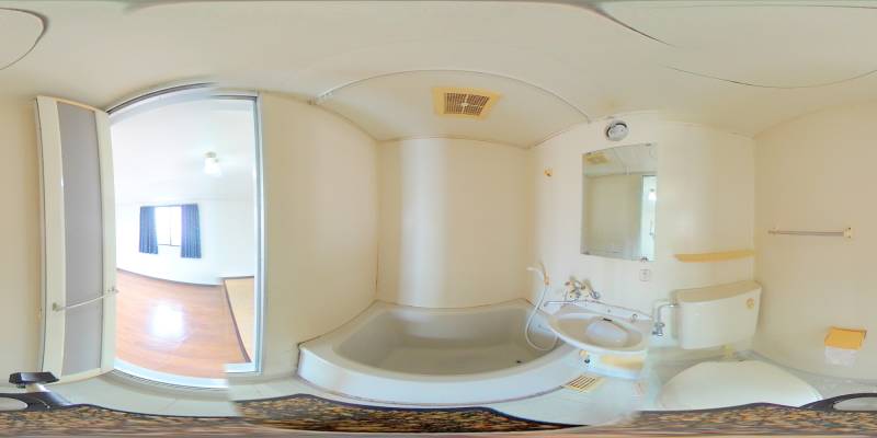 パノラマ画像バスルーム