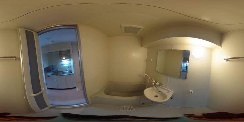 パノラマ画像バスルーム