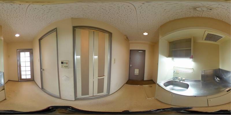 パノラマ画像キッチン