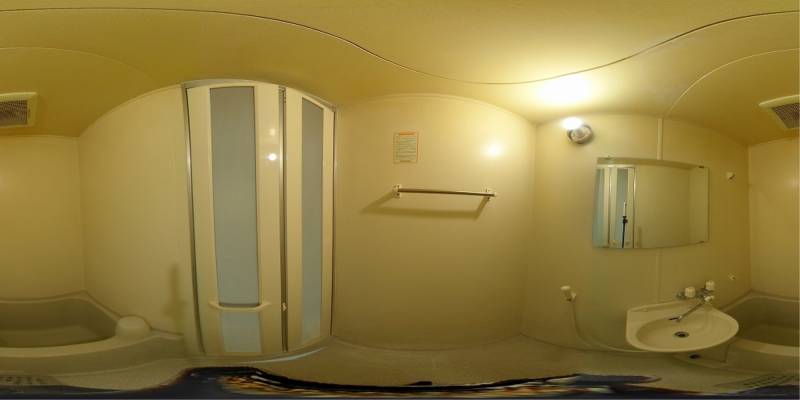 パノラマ画像バスルーム