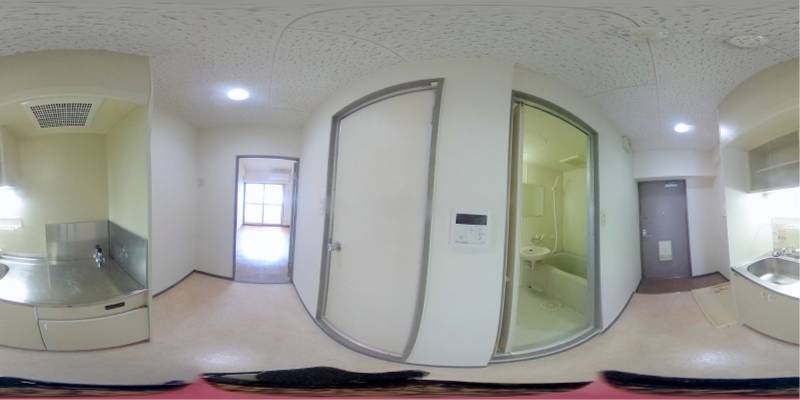 パノラマ画像キッチン