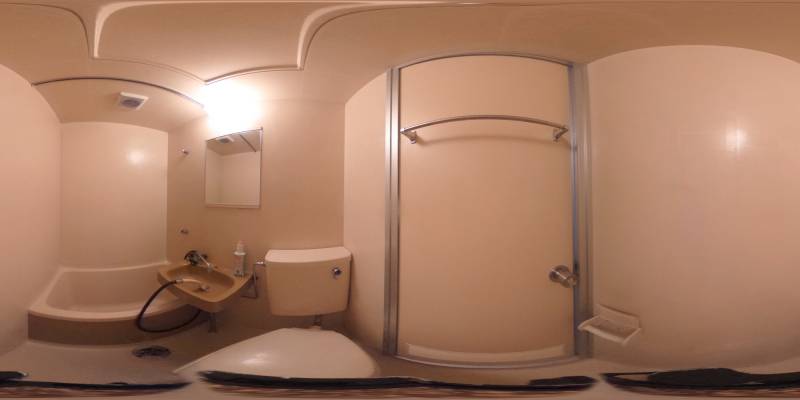 パノラマ画像バスルーム