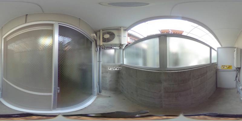 パノラマ画像バルコニー