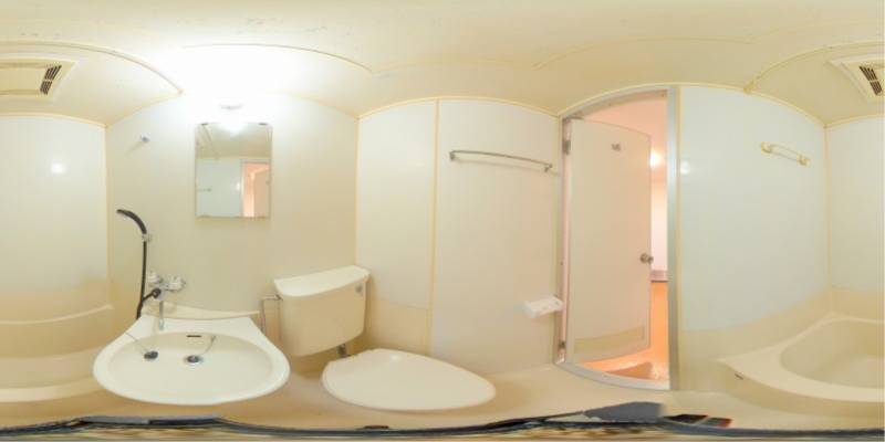 パノラマ画像バスルーム